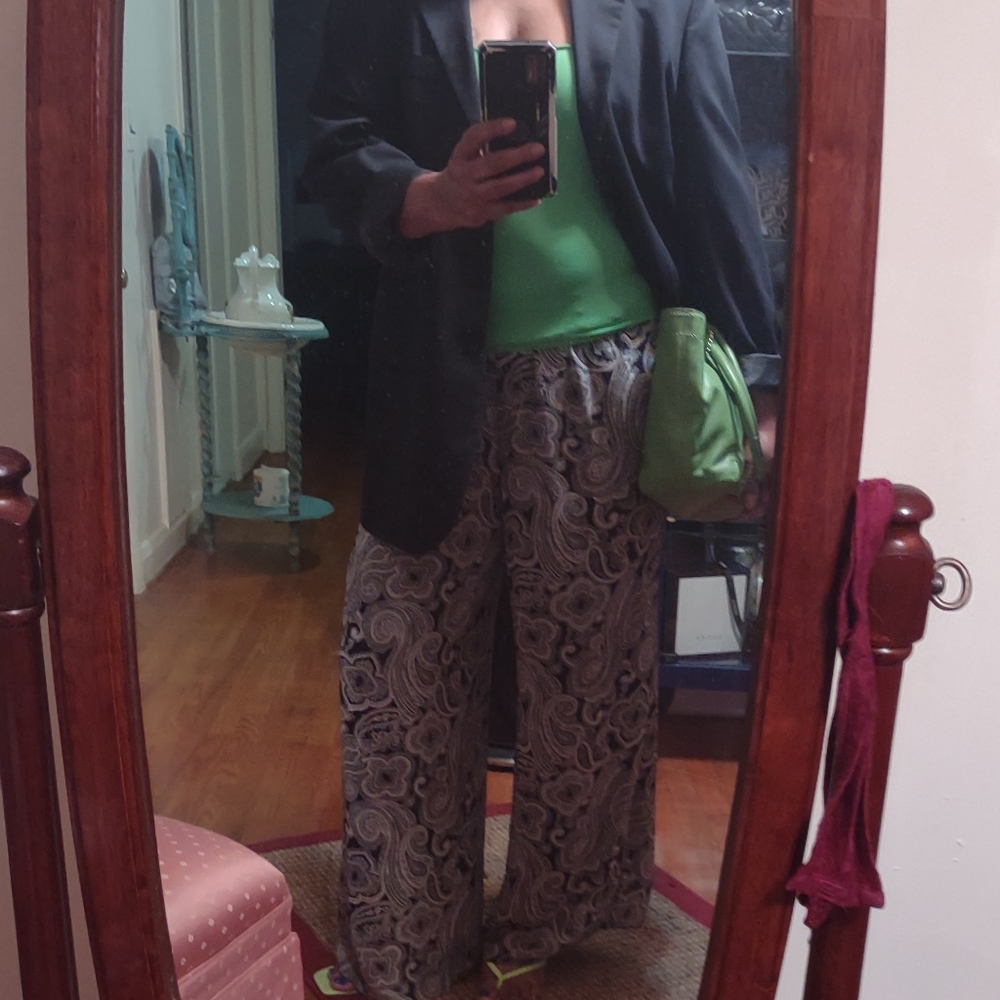 C est 1946 Black & White sheer Pants